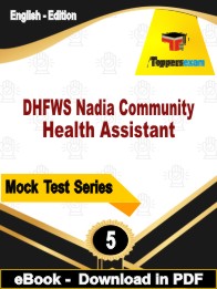 DHFWS Nadia Community Health Assistant Test PDF Book In English - Practice Set