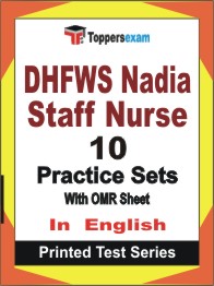 DHFWS Nadia Staff Nurse  Book in English - Practice Set