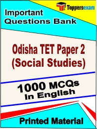 Odisha TET Paper 2 (Social Studies) Book in English - Objective MCQ