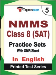 NMMS Class 8 (SAT) Book in English - Mock Test / Practice Set
