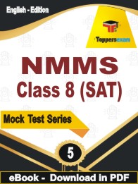 NMMS Class 8 (SAT)   Test PDF Book In English - Practice Set
