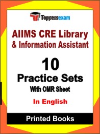 AIIMS CRE Library & Information Assistant Book in English - Practice Set
