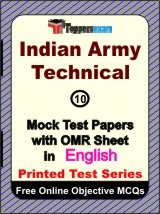 Indian Army Technical Exam Mock Test Papers in English
