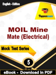 MOIL Mine Mate Exam (Electrical) Test PDF Book In English - Practice Set