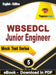 WBSEDCL Junior Engineer   PDF Book In English - Practice Set