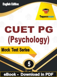 CUET PG (Psychology) Test PDF Book In English - Practice Set