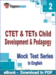 CTET & TETs Child Development & Pedagogy Test PDF Book In English - Question Paper