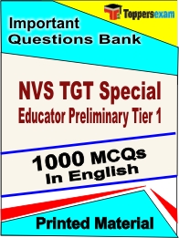 NVS TGT Special Educator Preliminary Tier 1 Book in English - Objective MCQ