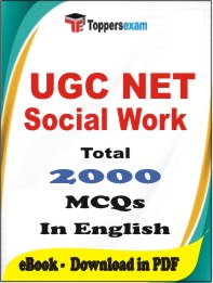 UGC NET Social Work PDF Book In English - MCQ / Objective Questions