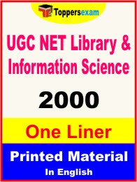 UGC NET Library & Information Science One Liner Book in English
