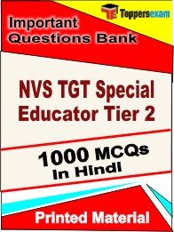 NVS TGT Special Educator Tier 2 Book in Hindi - Objective MCQ