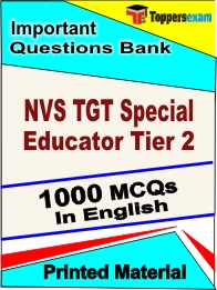 NVS TGT Special Educator Tier 2 Book in English - Objective MCQ