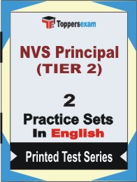 NVS Principal (TIER 2) Book in English - Question Paper / Practice Set