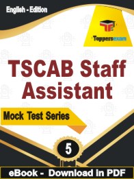 TSCAB Staff Assistant  PDF Book In English - Practice Set