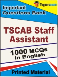 TSCAB Staff Assistant Book in English - Objective MCQ
