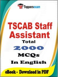 TSCAB Staff Assistant PDF Book In English - MCQ / Objective Questions