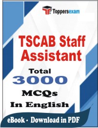 TSCAB Staff Assistant PDF Book In English - MCQ / Objective Questions