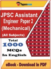 EBook of JPSC Assistant Engineer Paper 2 (Mechanical) Exam, PDF Format in English