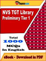 NVS TGT Library Preliminary Tier 1 PDF Book In English - MCQ / Objective Questions