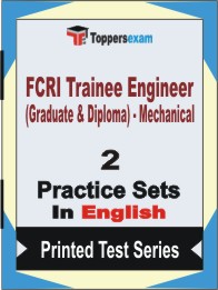 FCRI Trainee Engineer (Graduate & Diploma) - Mechanical Book in English - Question Paper / Practice Set