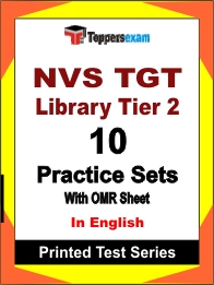 NVS TGT Library Tier 2 Book in English - Practice Set