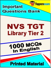 NVS TGT Library Tier 2 Book in English - Objective MCQ