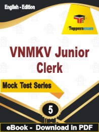 VNMKV Junior Clerk PDF Book In English - Practice Set