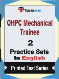 OHPC Mechanical Trainee Book in English - Question Paper / Practice Set
