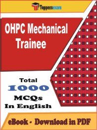 OHPC Mechanical Trainee PDF Book In English - MCQ / Objective Questions