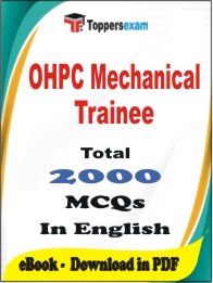 OHPC Mechanical Trainee PDF Book In English - MCQ / Objective Questions