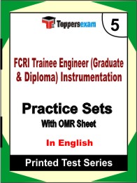 FCRI Trainee Engineer (Graduate & Diploma) Instrumentation Book in English - Mock Test / Practice Set