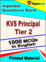 KVS Principal Tier 2 Book in English - Objective MCQ