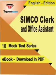 SIMCO Clerk and Office Assistant Test PDF Book in English - Mock Test/Practice Set