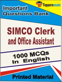 SIMCO Clerk and Office Assistant  Book in English - Objective MCQ