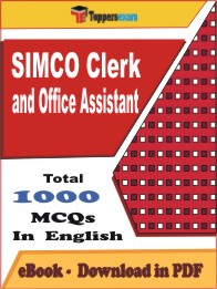 SIMCO Clerk and Office Assistant PDF Book In English - MCQ / Objective Questions