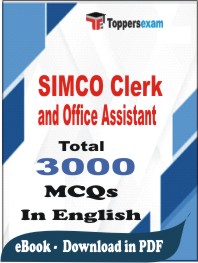 SIMCO Clerk and Office Assistant  PDF Book In English - MCQ / Objective Questions