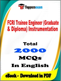 FCRI Trainee Engineer (Graduate & Diploma) Instrumentation PDF Book in English - MCQ / Objective Questions