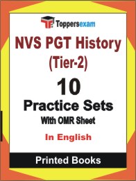NVS PGT History (Tier-2) Book in English - Practice Set