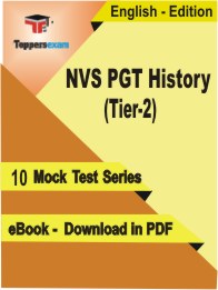 NVS PGT History (Tier-2) PDF Book In English - Mock Test/Practice Set