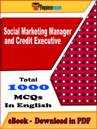 Social Marketing Manager and Credit Executive PDF Book in English - MCQ / Objective Questions