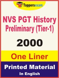 NVS PGT History Preliminary (Tier-1) One Liner Book in English