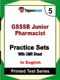 GSSSB Junior Pharmacist Book in English - Mock Test / Practice Set