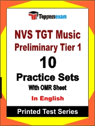 NVS TGT Music Preliminary Tier 1 Book in English - Practice Set
