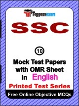 SSC English Exam Mock Test Papers (Book) in English