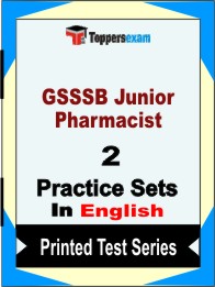 GSSSB Junior Pharmacist Book in English - Question Paper / Practice Set