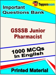 GSSSB Junior Pharmacist Book in English - Objective MCQ