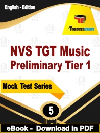 NVS TGT Music Preliminary Tier 1 PDF Book In English - Practice Set