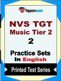 NVS TGT Music Tier 2 Book in English - Question Paper / Practice Set