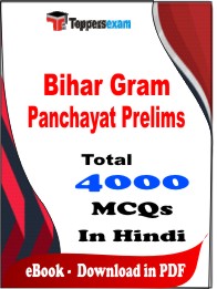 Bihar Gram Panchayat Prelims PDF Book In English - MCQ / Objective Questions