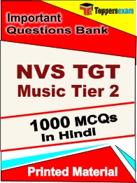 NVS TGT Music Tier 2 Book in Hindi - Objective MCQ